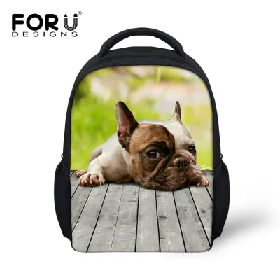 Small Animal Printing Pug Dog Bag