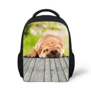 Small Animal Printing Pug Dog Bag