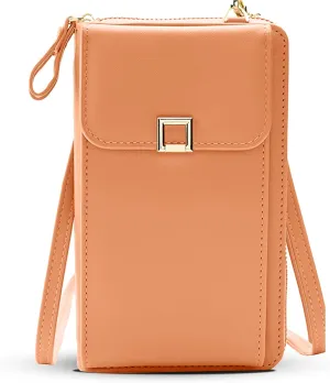 Small Crossbody Bag Cell Phone Purse Mini Messenger Handbag Wallet for Women, Girls, Travel with Adjustable Strap