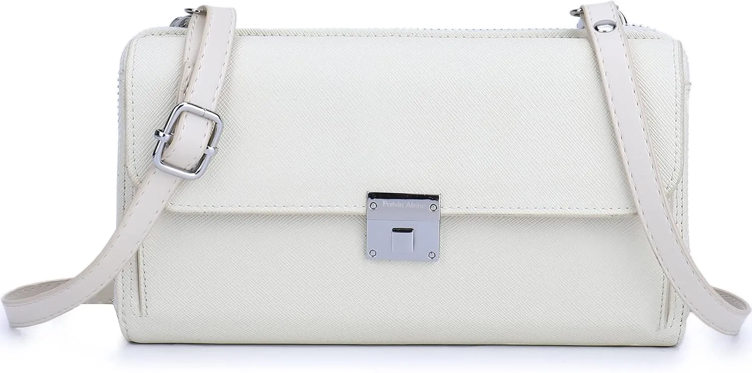 Small Crossbody Bag for Women Rfid Blocking Cell Phone Wallet Purse Clutch Handbag with 16 Card Slots
