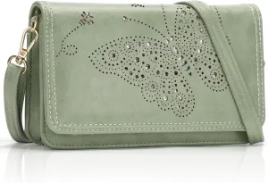 Small Crossbody Bag for Women,Cell Phone Purse Womens Shoulder Handbags Wallet Purse with Credit Card Slots Wristlet