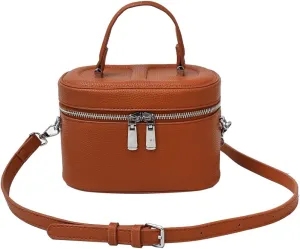 Small Crossbody Bags for Women Mini Top Handle Bag Pebbled Leather Bucket Bag Cute Purse Shoulder Tote Handbag