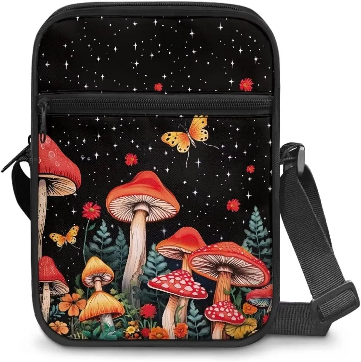 Small Messenger Bag Purse Crossbody Bag with Adjustable Strap for Women Men for Travel Outdoor Sports