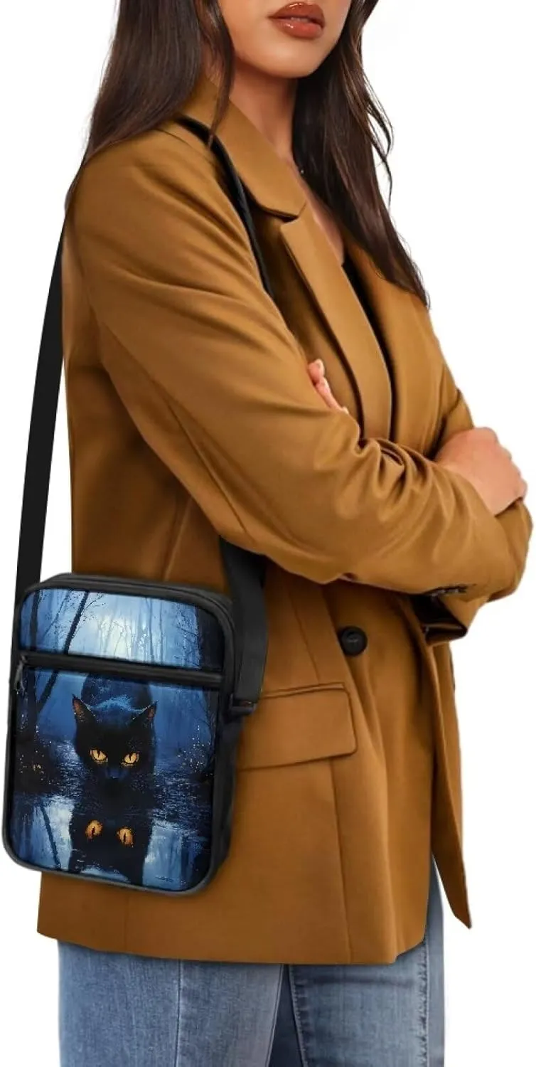 Small Messenger Bag Purse Crossbody Bag with Adjustable Strap for Women Men for Travel Outdoor Sports