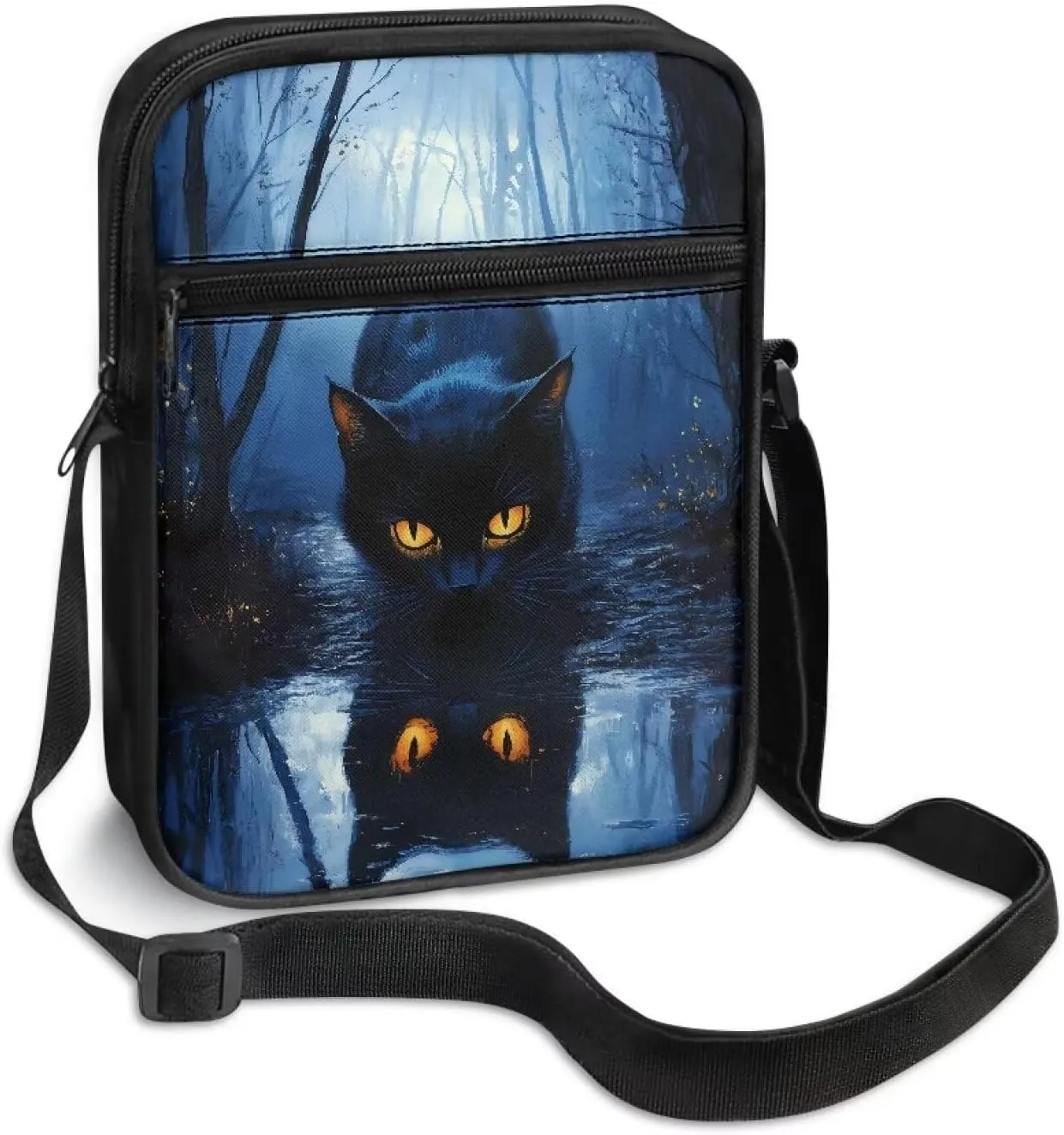 Small Messenger Bag Purse Crossbody Bag with Adjustable Strap for Women Men for Travel Outdoor Sports