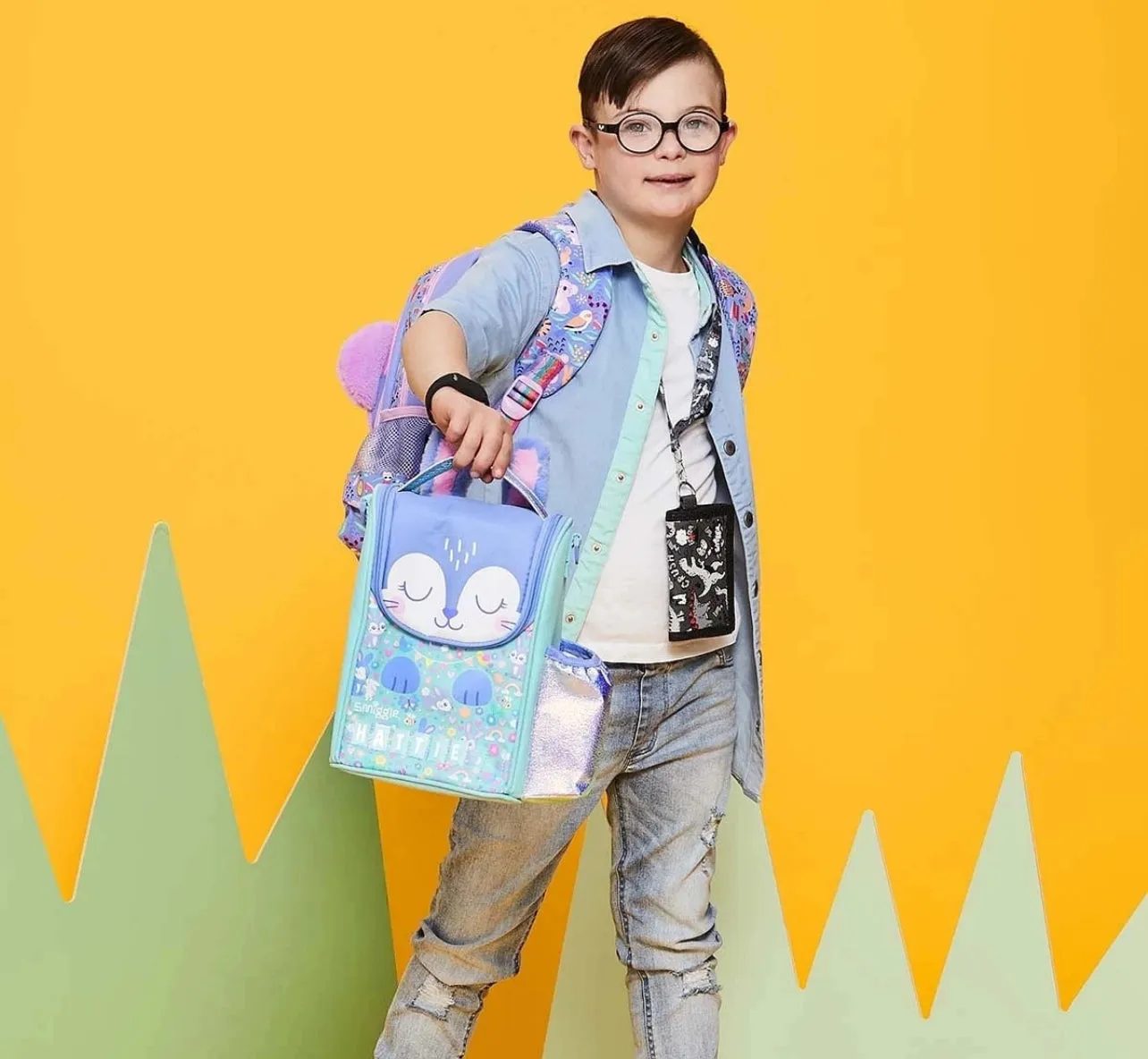 Smiggle Luxury Hanging Lunchbag - “Customise Me”