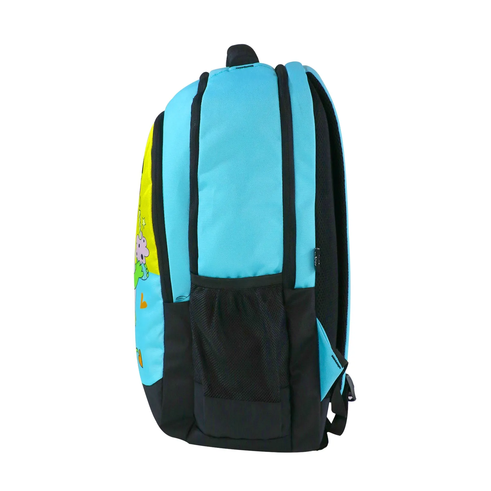 Smily Kiddos 29 Ltrs Junior School Bag  - Party Dragon-Yellow LxWxH :45 X 33 X 20 CM