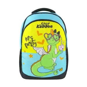 Smily Kiddos 29 Ltrs Junior School Bag  - Party Dragon-Yellow LxWxH :45 X 33 X 20 CM
