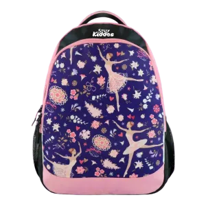 Smily Kiddos Junior Ballerina Violet School Backpack