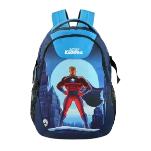 Smily Kiddos Junior victor School Backpack Victor Blue