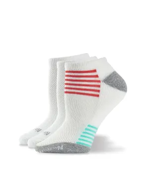 Soft & Breathable Cushioned No Show Socks 3 Pair Pack