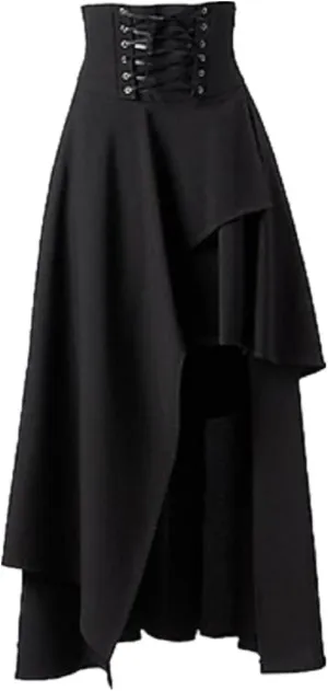 Sorrica Women's Victorian Lolita Skirt Steampunk Vintage Style Skirt