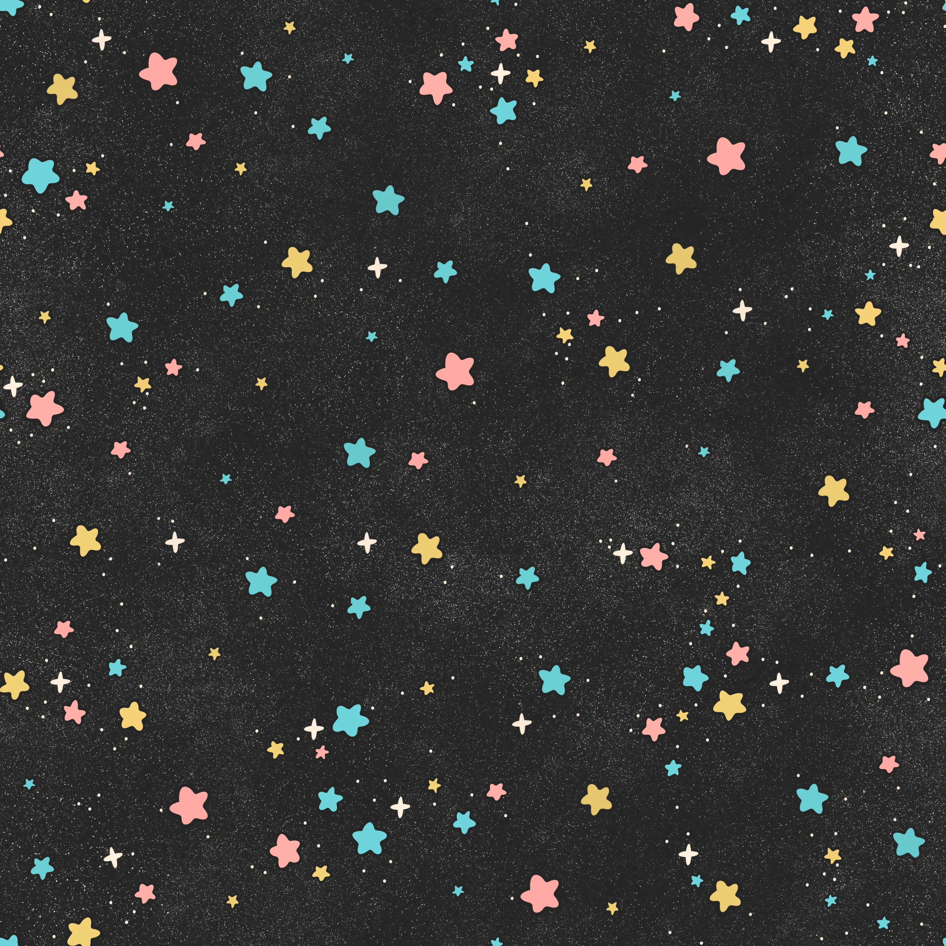 Space Battle Stars on Black (preorder)