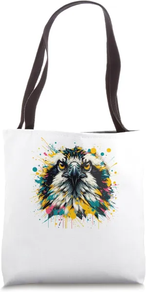 Splash Art Osprey Sea Hawk Ospreys Tote Bag