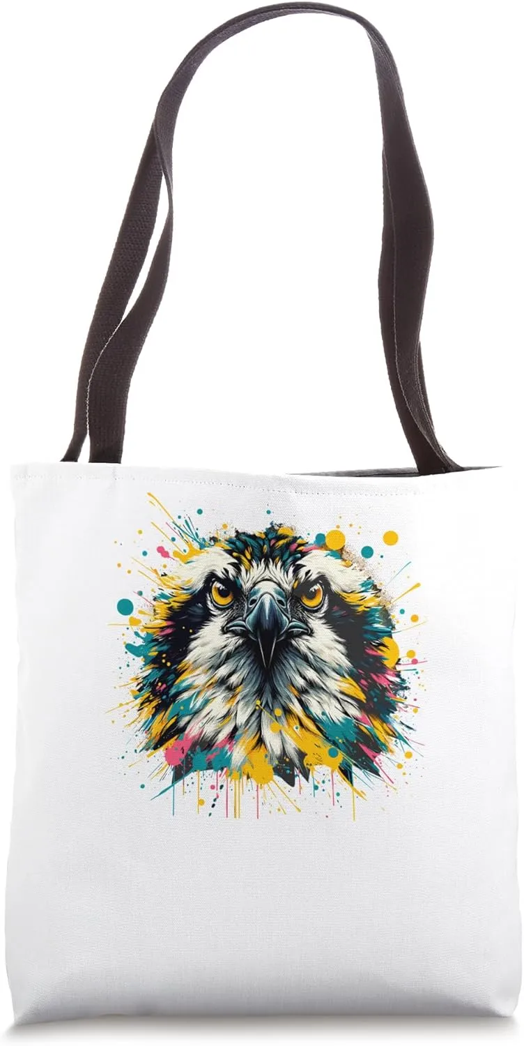Splash Art Osprey Sea Hawk Ospreys Tote Bag