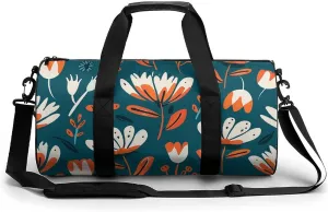 Sports Gym Bag for Women Men Travel Duffel Bag Colorful Cartoon Style Weekender Bag Canvas Carry on Overnight Bag for Travel Swimming Fitness Workout Sports Duffle Bag