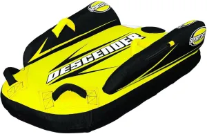 Sportsstuff Descender Kids Inflatable Snow Tube/Sled with Ultra Durable Nylon Cover , Black