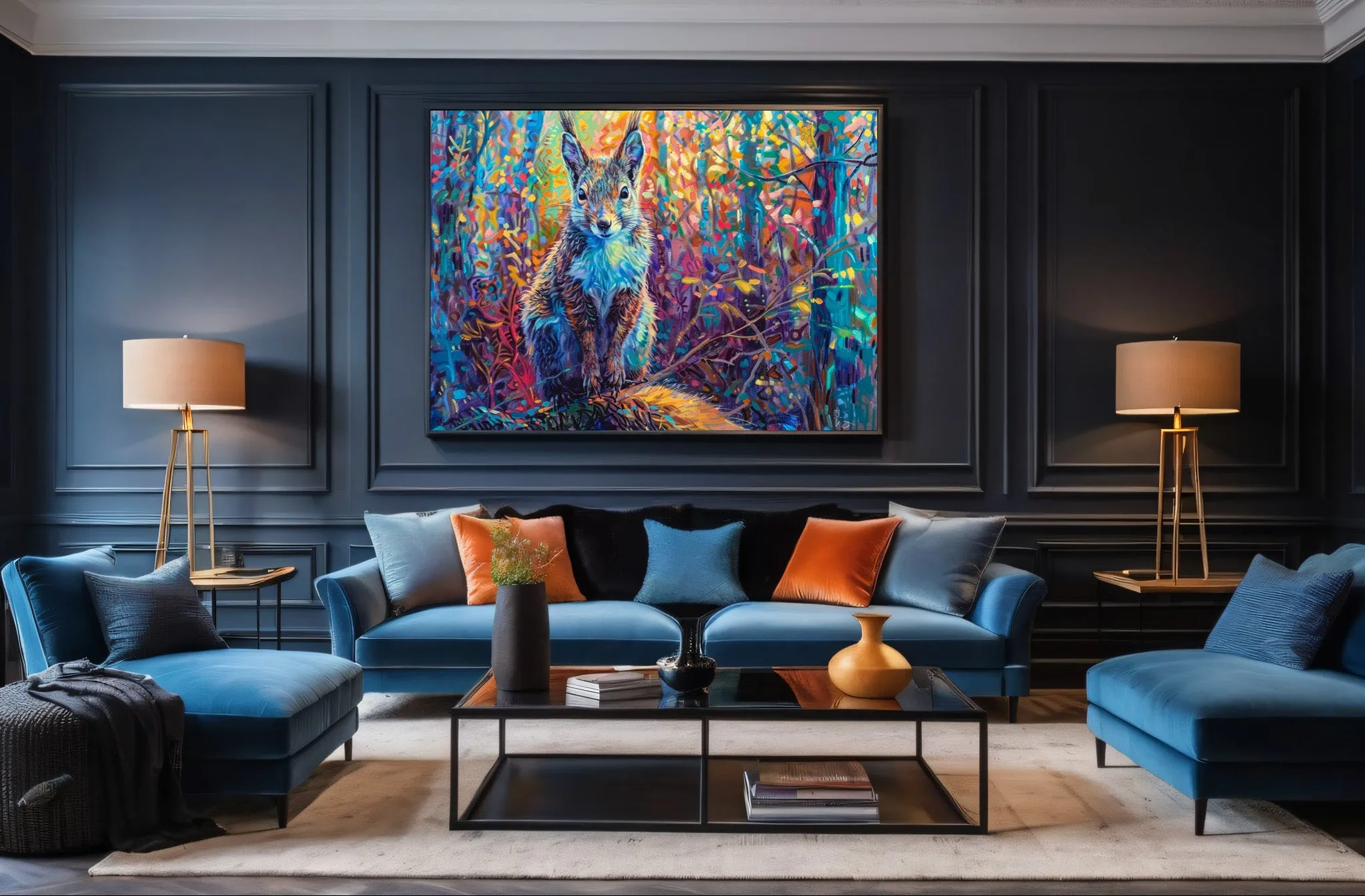 Squirrel Canvas Art