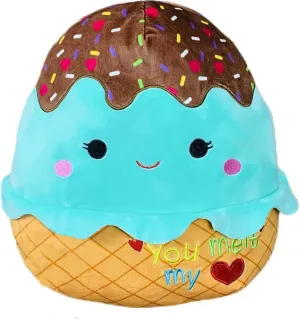 Squishmallows 12" Maya The Ice Cream Plush - Officially Licensed Kellytoy Plush - Collectible Soft & Squishy Stuffed Animal Toy - Add to Your Squad - Gift for Kids, Girls & Boys - 12 inch
