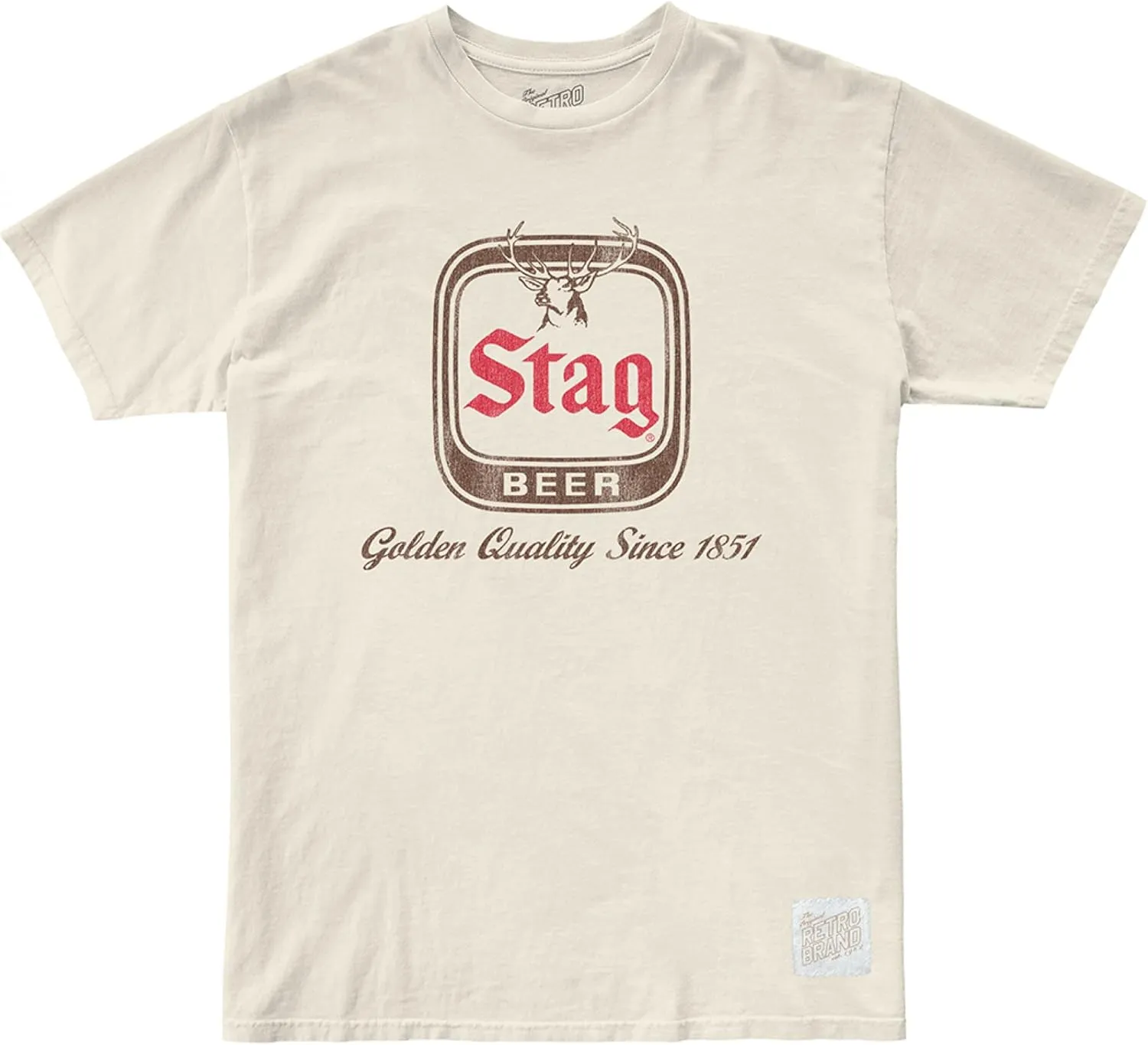Stag Beer Logo Since 1851 Vintage Style T-Shirt