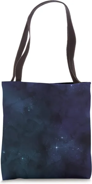 Starry Starlets Space Universe Bluish Blackish Artwork Tote Bag