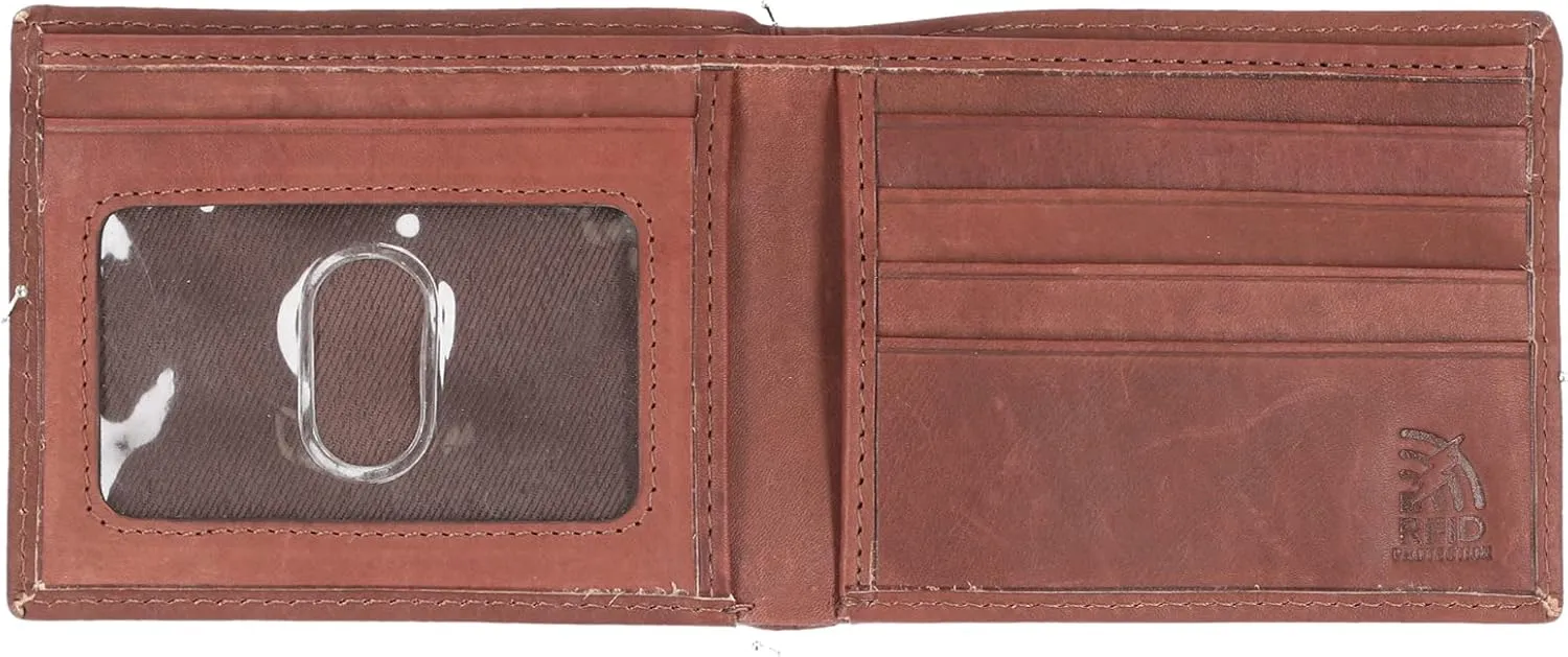 Steve Madden Mens RFID Leather Wallet Gift Set with Key Fob