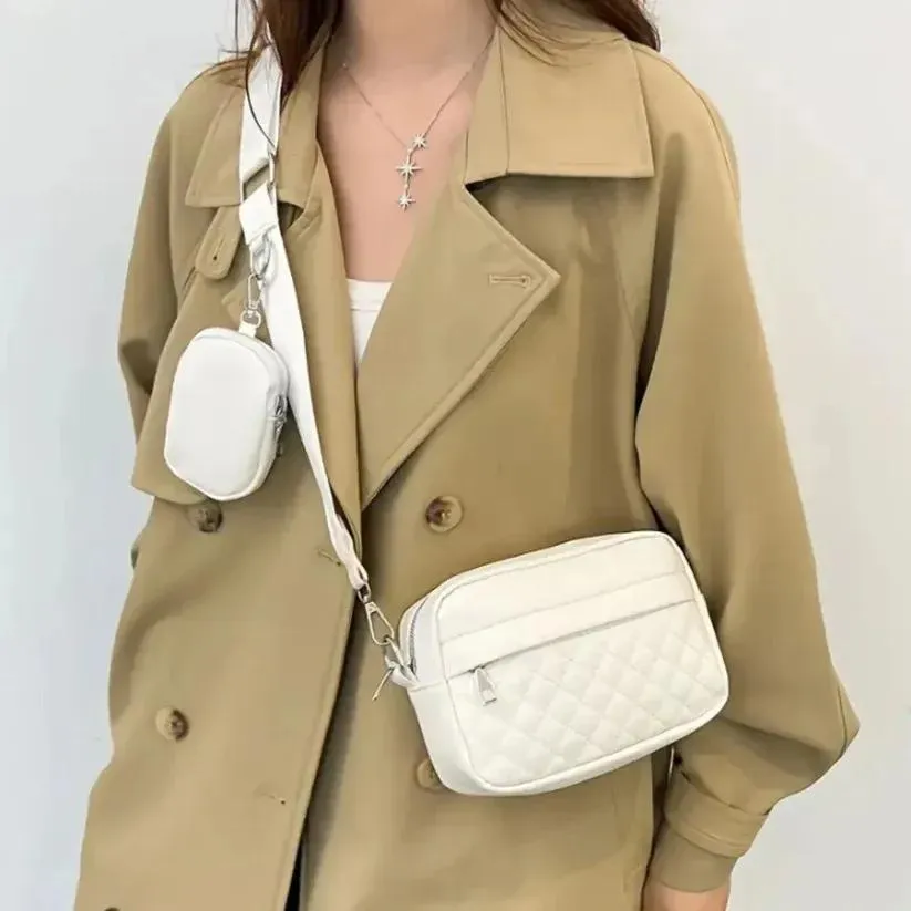 Stylish Black PU - Polyester 1 Leather PU - Crossbody Express worldwide Purse Leather Ladies Outstanding Pc, Handbags Convertible Change Girl's Crossbody Bag Shoulder Fashion Bags Travel Bag Waterproof With Trending for