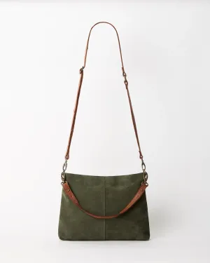 Suede Messenger Bag