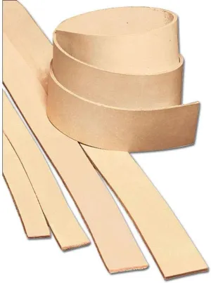 Tandy Leather Heavyweight Natural Cowhide Leather Strip 1-1/2" (38 mm) x 50" (1.3 m) 4532-00