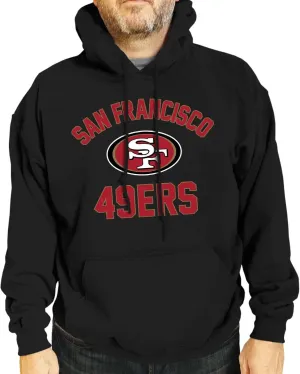 Team Fan Apparel NFL Adult Gameday Hooded Sweatshirt - Poly Fleece Cotton Blend - Stay Warm and Represent Your Team in Style