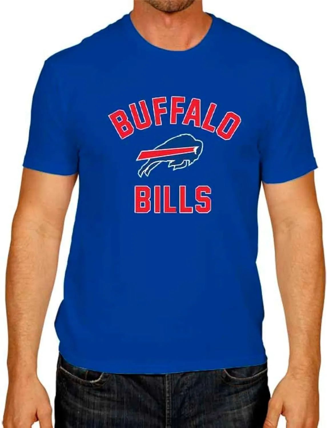Team Fan Apparel NFL Adult Gameday T-Shirt - Cotton Blend - Tagless - Semi-Fitted - Unleash Your Team Spirit During Game Day