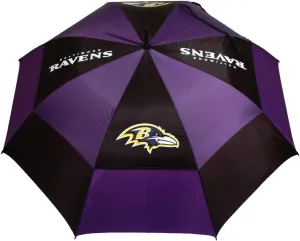 Team Golf NFL 62" Golf Umbrella with Protective Sheath, Double Canopy Wind Protection Design, Auto Open Button