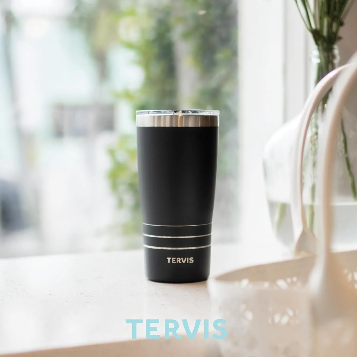 Tervis Traveler Golf Sink the Putt Triple Walled Insulated Tumbler Travel Cup Keeps Drinks Cold & Hot, 20oz, Stainless Steel
