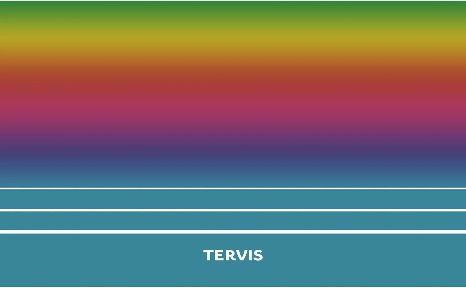 Tervis Traveler Rainbow Flavor Ombre Triple Insulated Tumbler Travel Cup Keeps Drinks Cold & Hot, 20oz, Stainless Steel