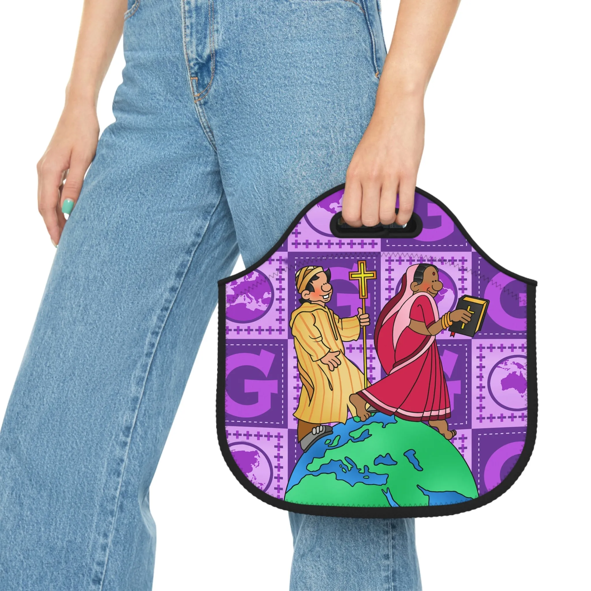 The Bible as Simple as ABC G Neoprene Lunch Bag