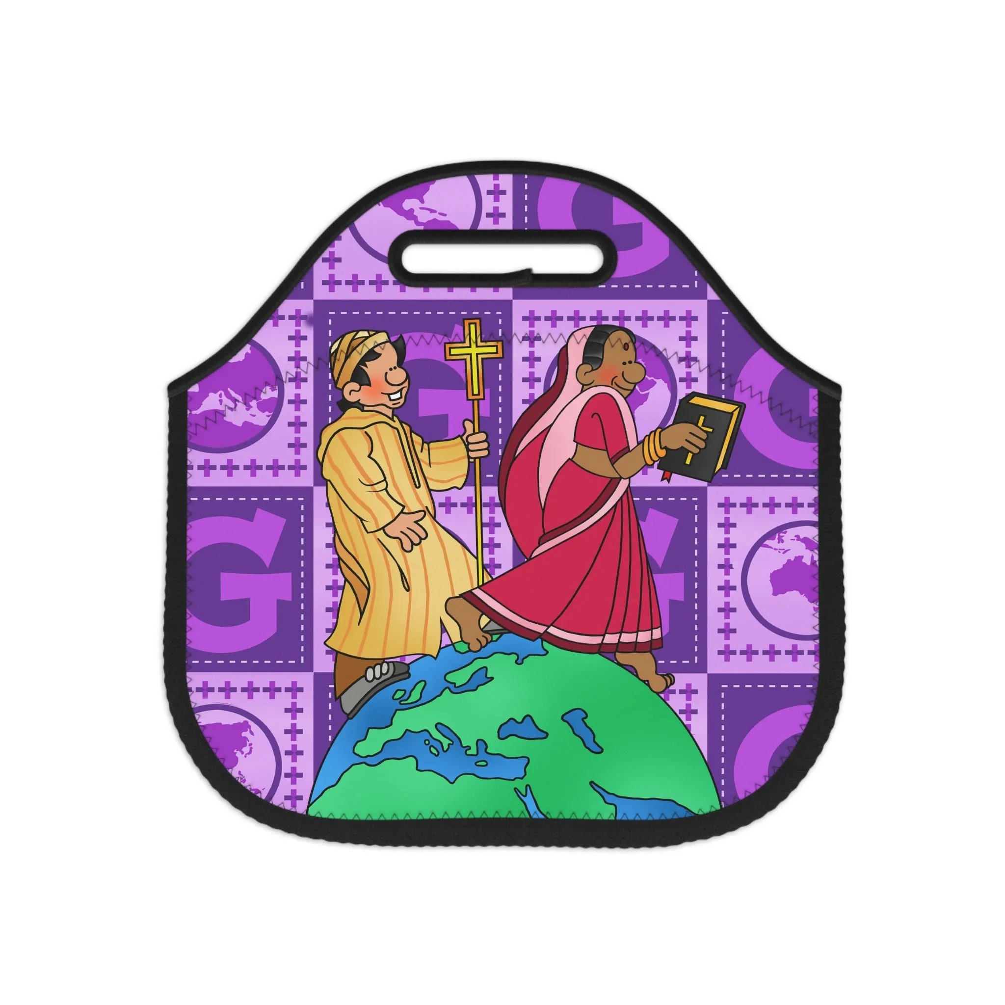 The Bible as Simple as ABC G Neoprene Lunch Bag