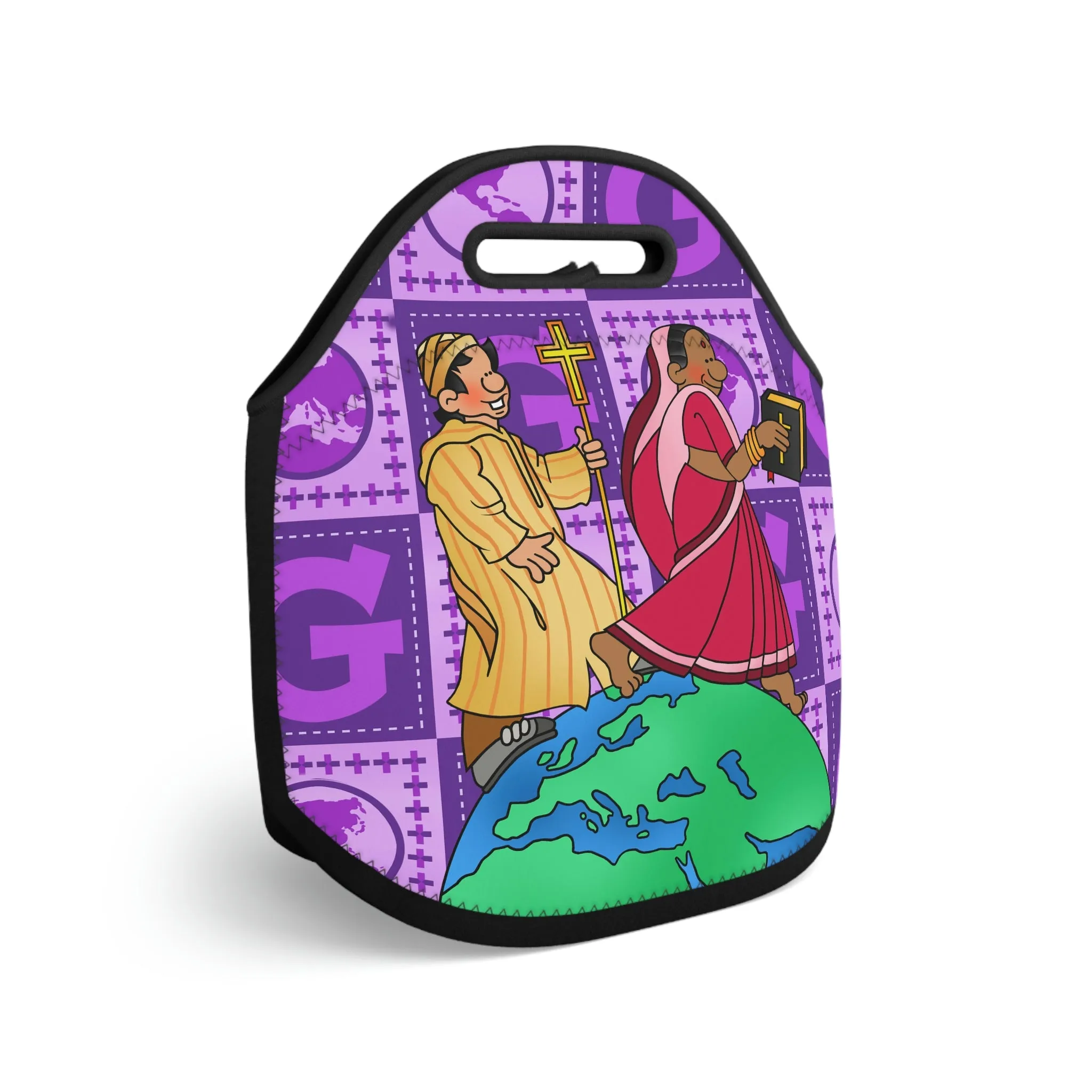 The Bible as Simple as ABC G Neoprene Lunch Bag