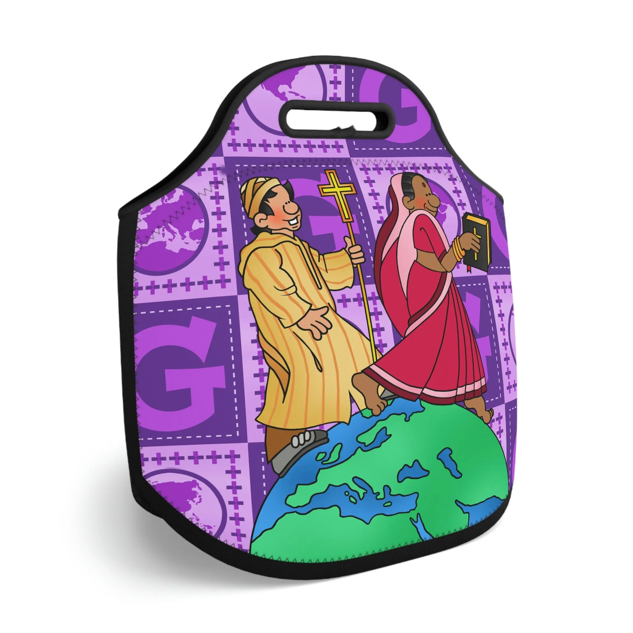The Bible as Simple as ABC G Neoprene Lunch Bag