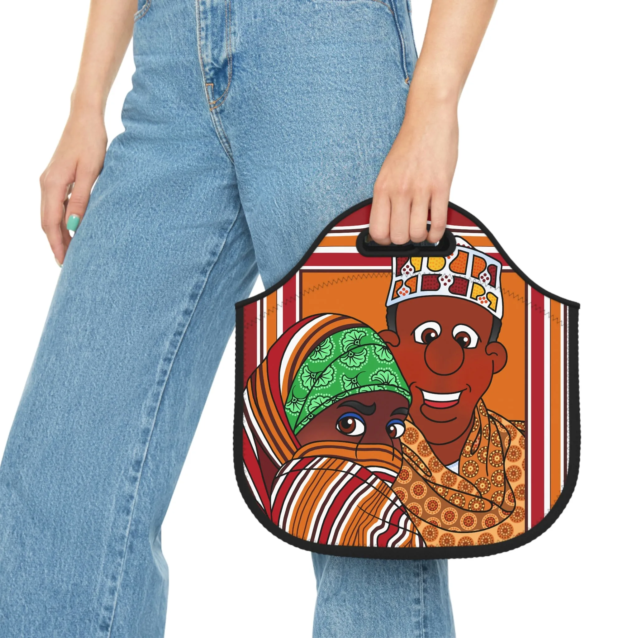 The Kitty Cat Cried! Neoprene Lunch Bag