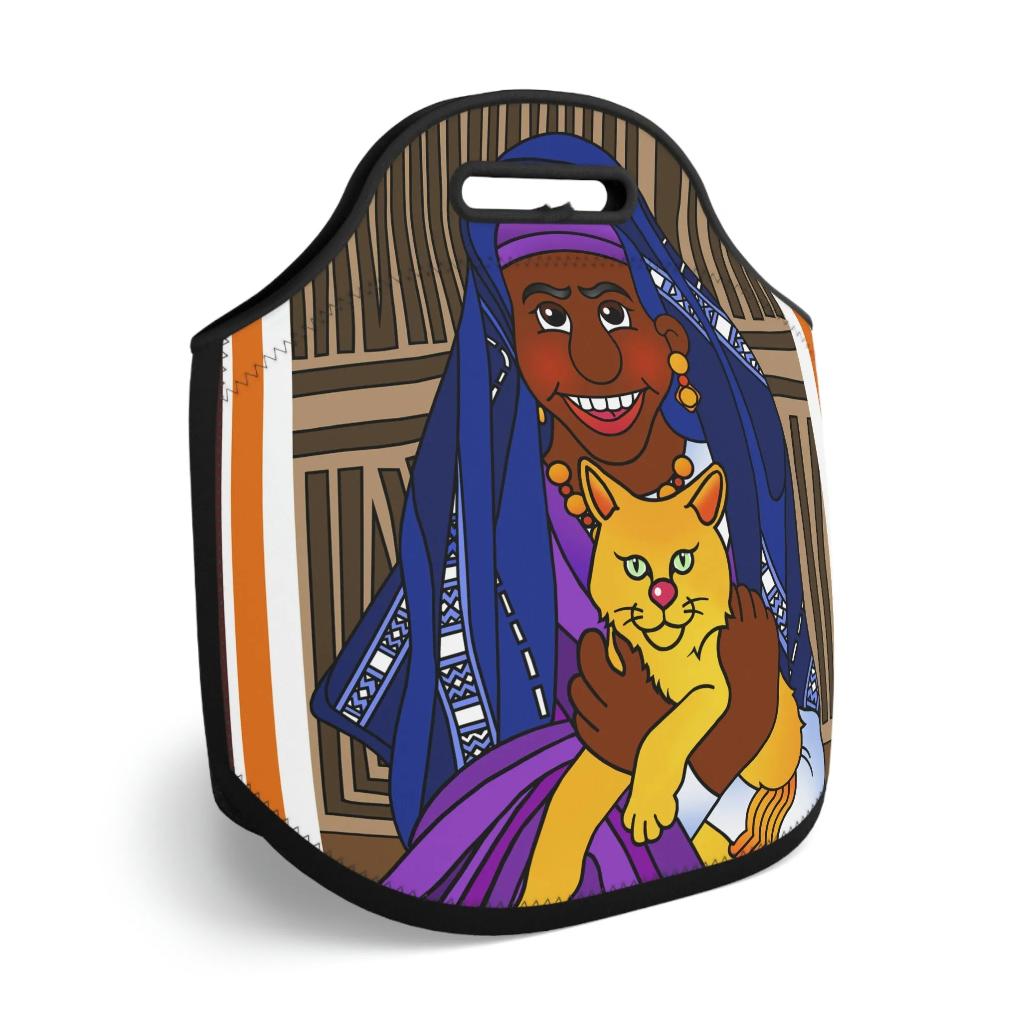 The Kitty Cat Cried Neoprene Lunch Bag