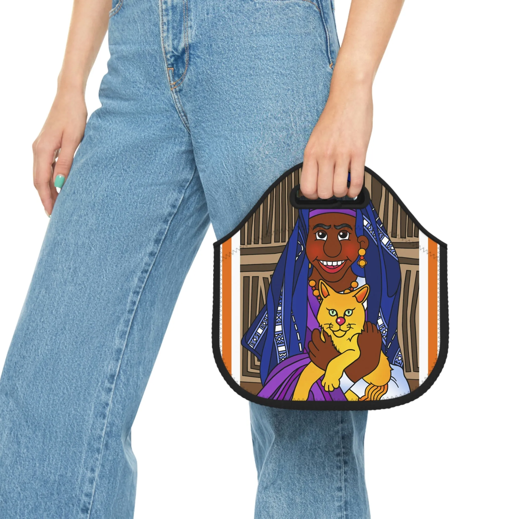 The Kitty Cat Cried Neoprene Lunch Bag