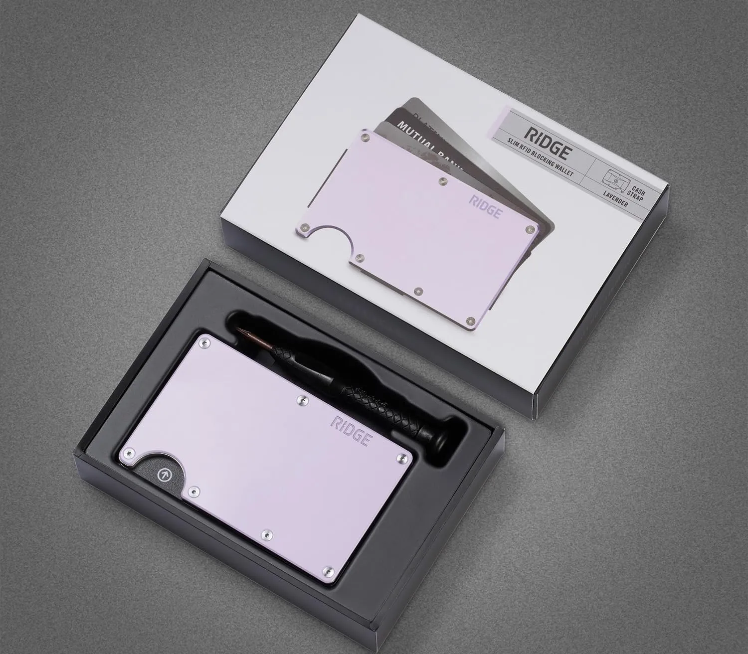 The Ridge Minimalist Slim Wallet For Women - RFID Blocking Front Pocket Credit Card Holder - Metal Wallet For women With Money Clip