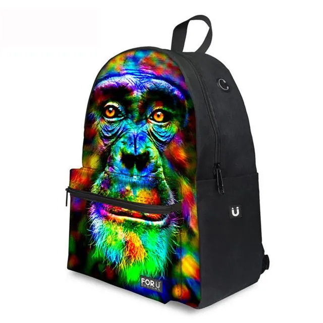 Tiger Horse- Middle School Bag