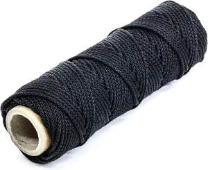 Tigress Outrigger Accessory 100' of 300 Lb. Black Nylon Braid