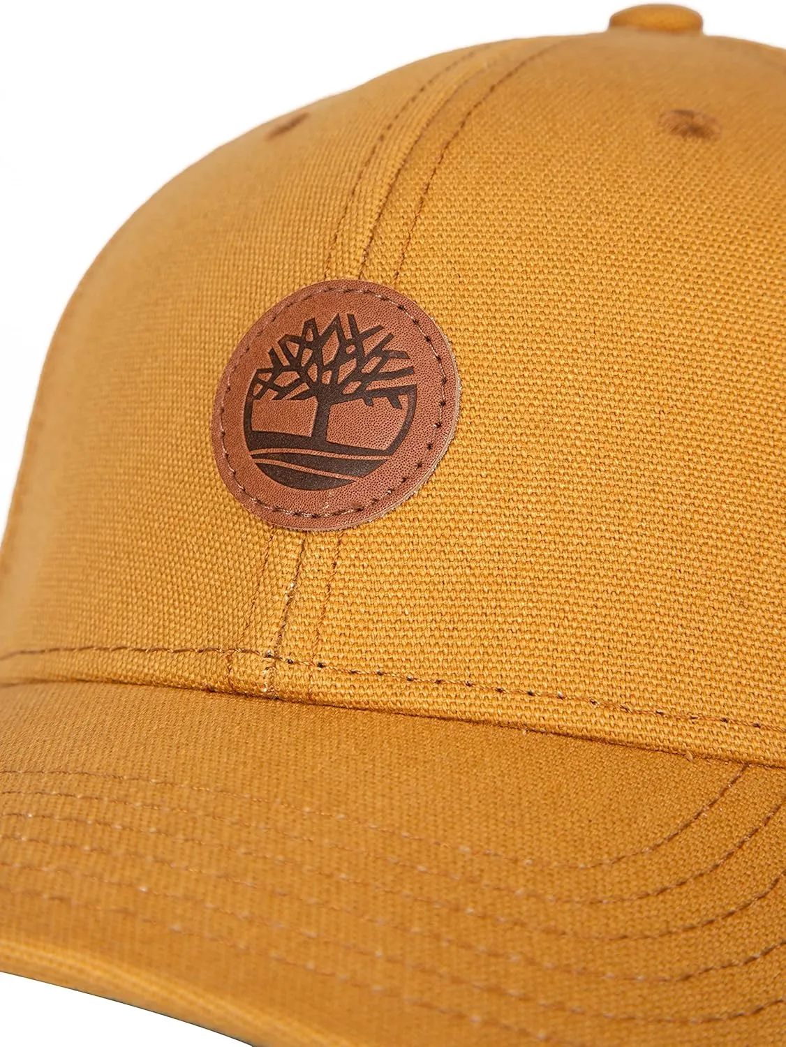 Timberland Men's Baseball Cap with Leather Patch Logo