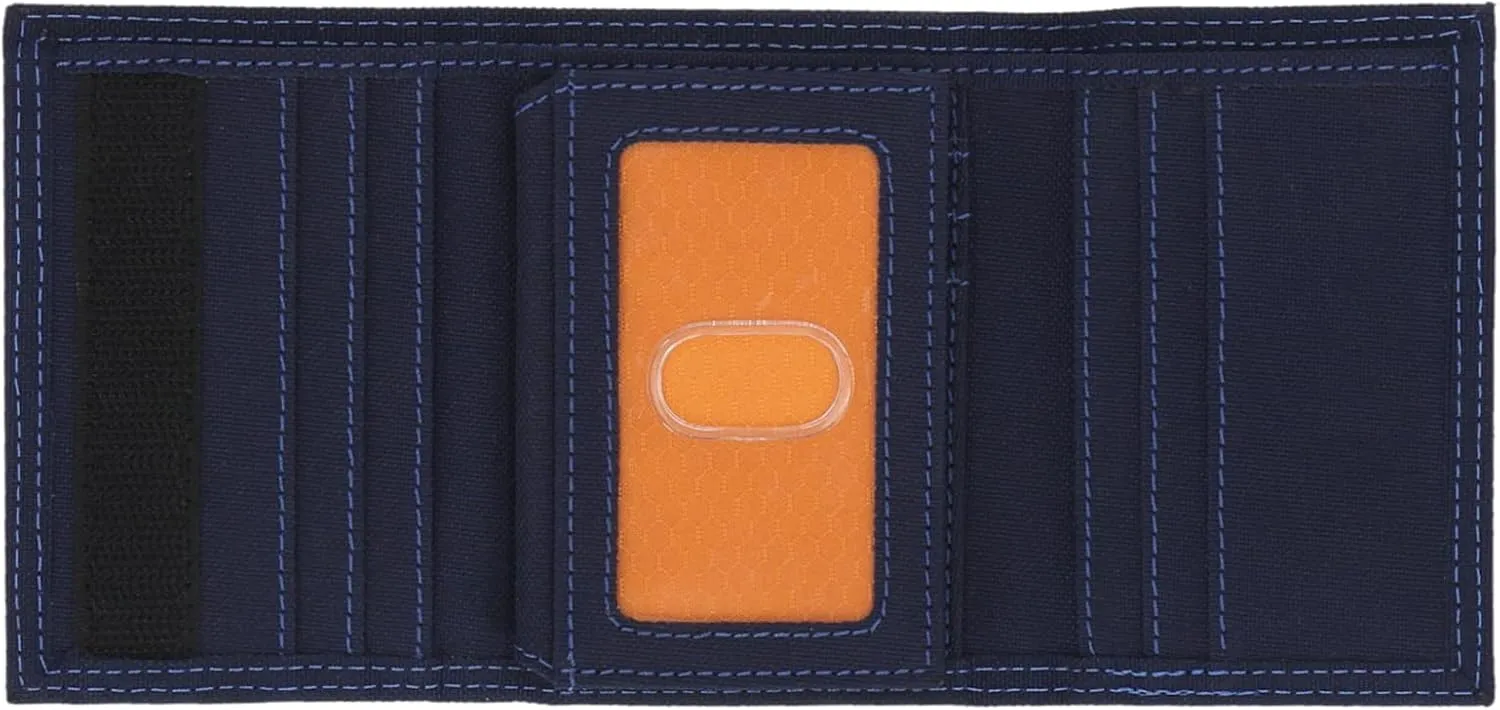 Timberland PRO Men's Cordura Nylon RFID Trifold Wallet with ID Window