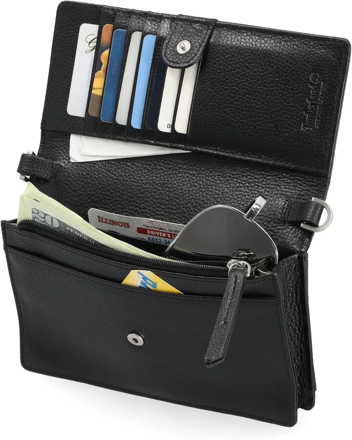 Timberland RFID Leather Crossbody Bag Wallet Purse
