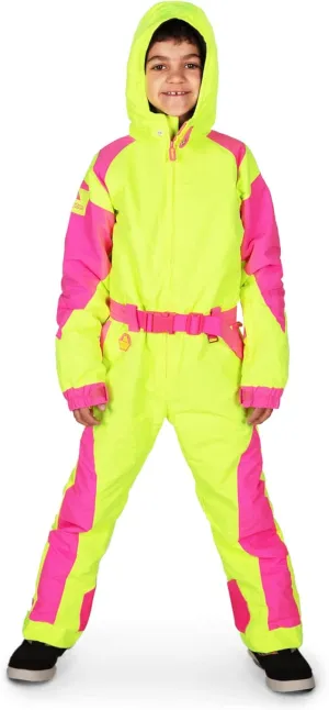 Tipsy Elves Loud Bright Colorful and Neon Ski Suits for Kids, Boys and Girls from