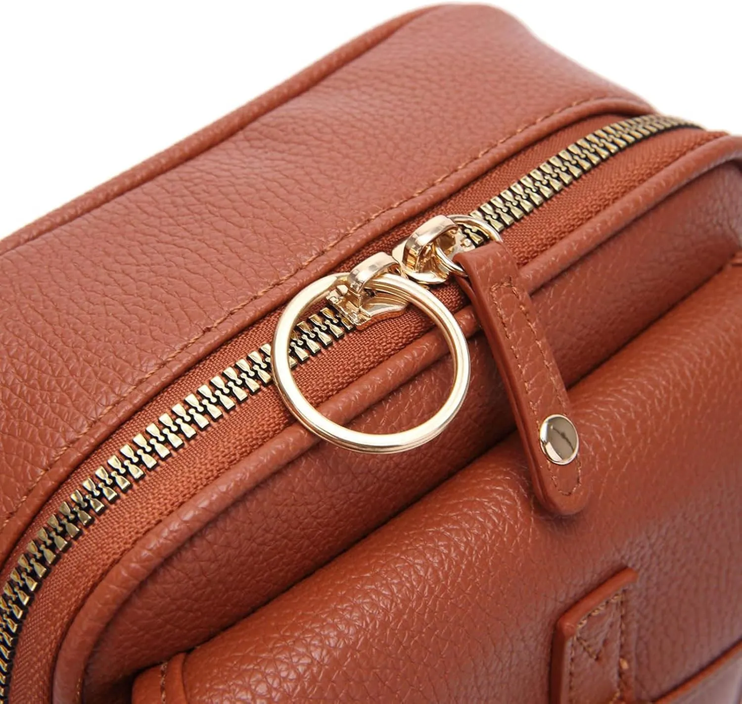 Tojoyride Crossbody Bag, Urvashi Crossbody Bag, Vintage Leather Cross Body Shoulder Bagwith 10 Upgraded Card Slots