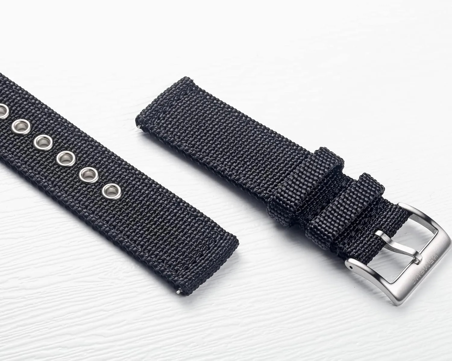 torbollo Nylon Weaved Watch Strap, Men Watch Bands for Classic Watch, 18mm 20mm 22mm 24mm Quick Release Sturdy Replacement Watch Wrap for Women